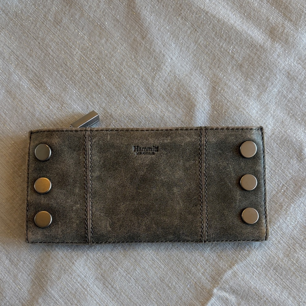 Hammitt Charcoal Suede Men's Wallet